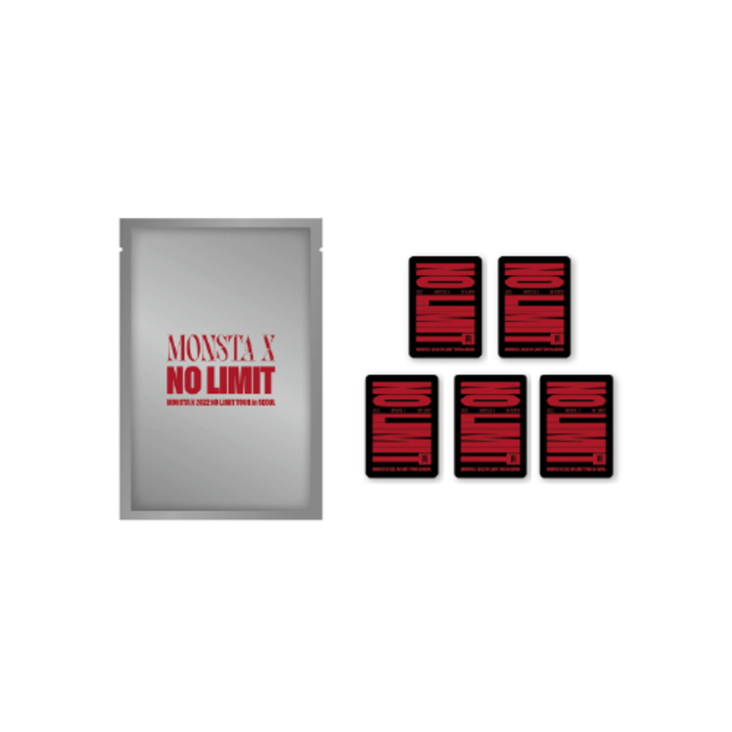 몬스타엑스(MONSTA X) [NO LIMIT TOUR in SEOUL] OFFICIAL MD - 랜덤 포토카드 팩 RANDOM PHOTOCARD PACK
