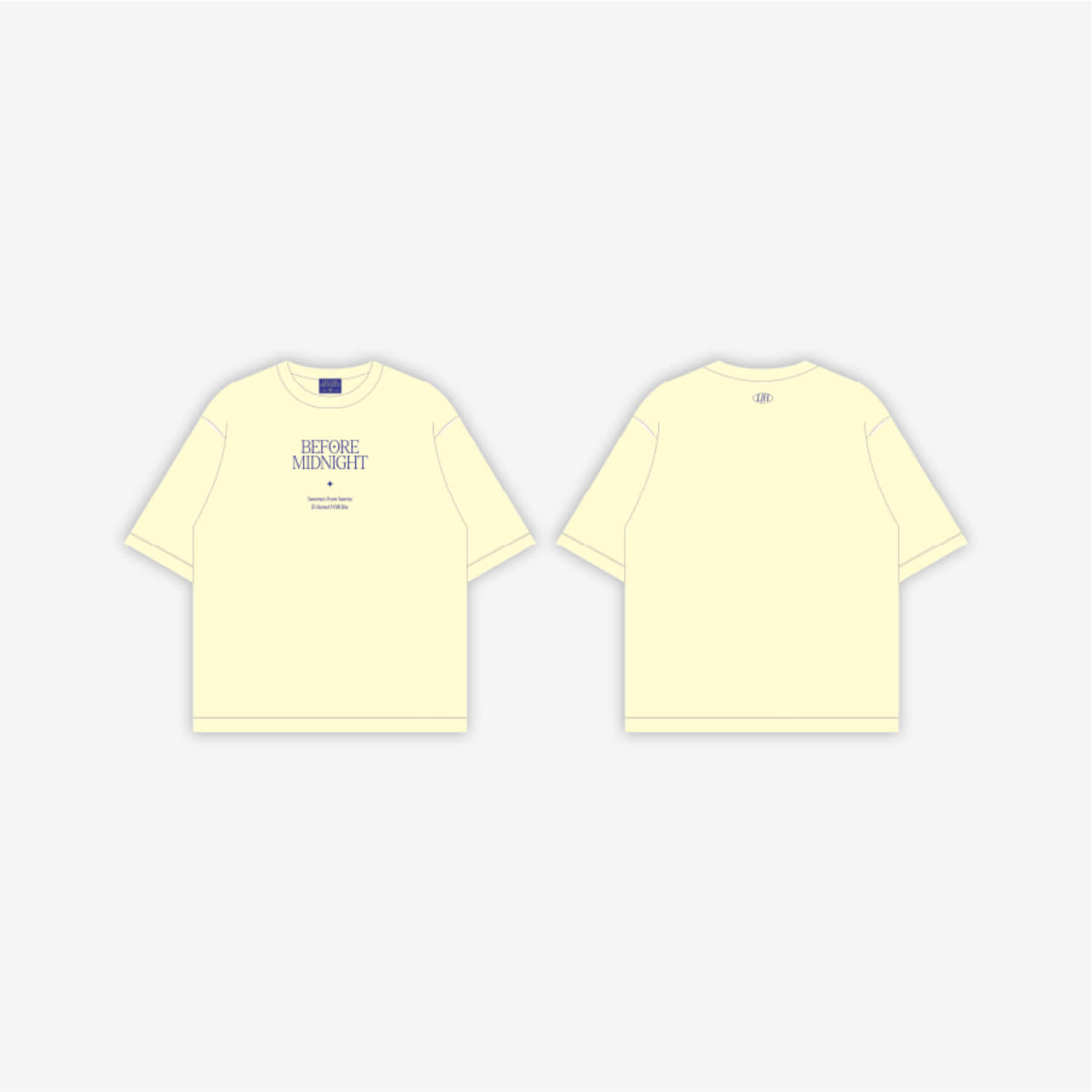 2PM 이준호(LEE JUNHO) [BEFORE MIDNIGHT] OFFICIAL MD - 티셔츠 Yellow ver. T-SHIRT Yellow ver.