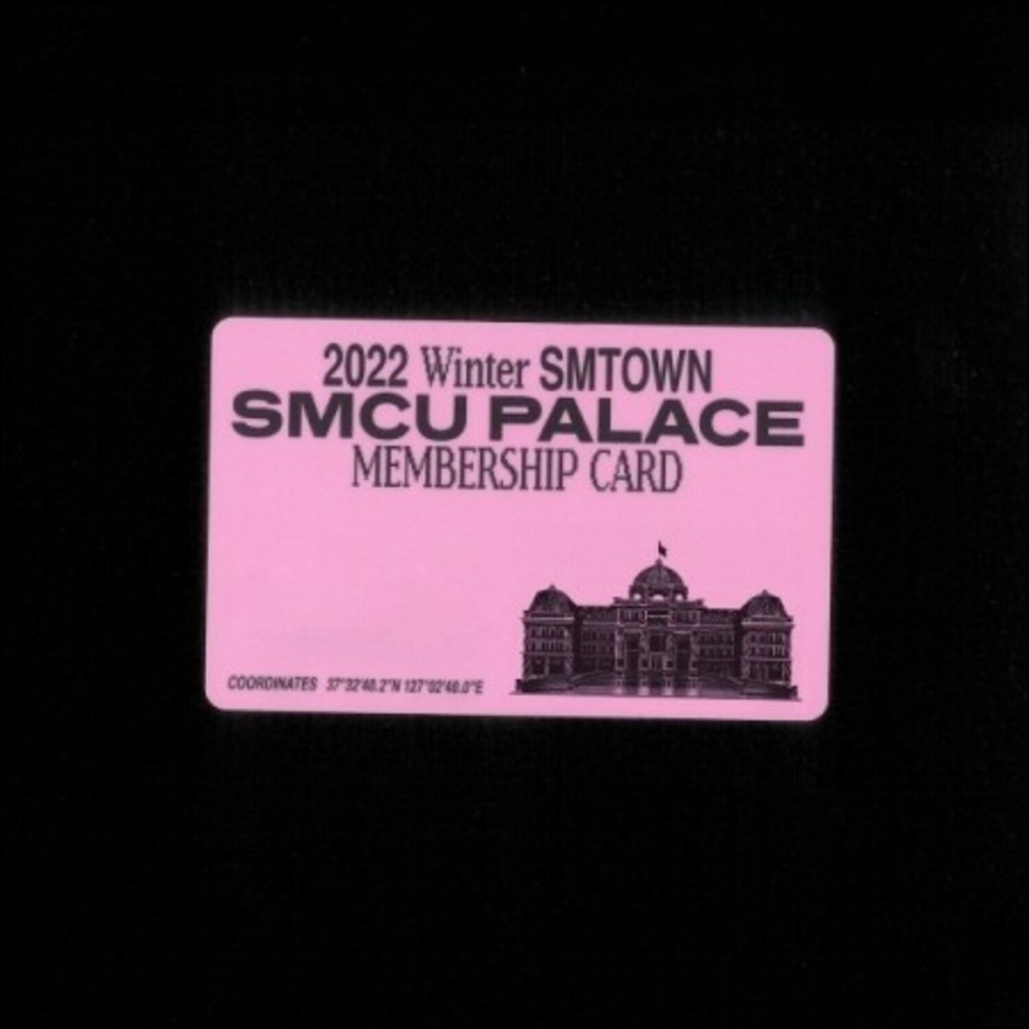 웨이션V(WayV) - [2022 Winter SMTOWN : SMCU PALACE](GUEST. WayV)(Membership Card Ver.) (스마트앨범)