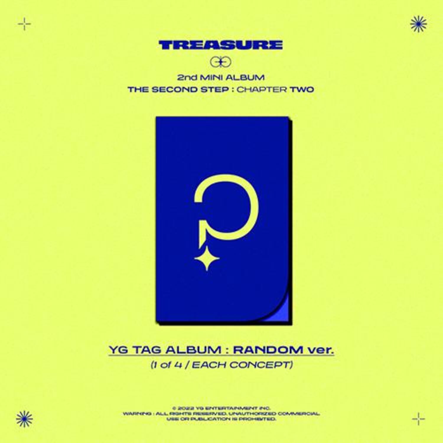 트레저(TREASURE) - 2nd MINI ALBUM [THE SECOND STEP : CHAPTER TWO] (YG TAG ALBUM ) (4종 중 랜덤 1종)