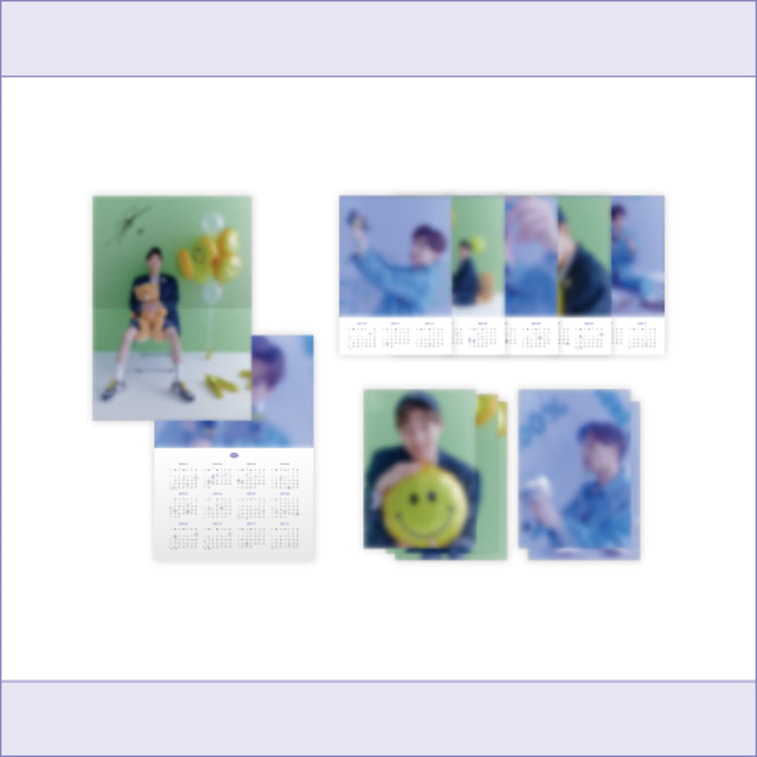 김성규(KIM SUNG KYU) [ㅅㄱ] Official MD - 캘린더 &amp; 미니 포스터 세트 Calendar &amp; Mini Poster Set