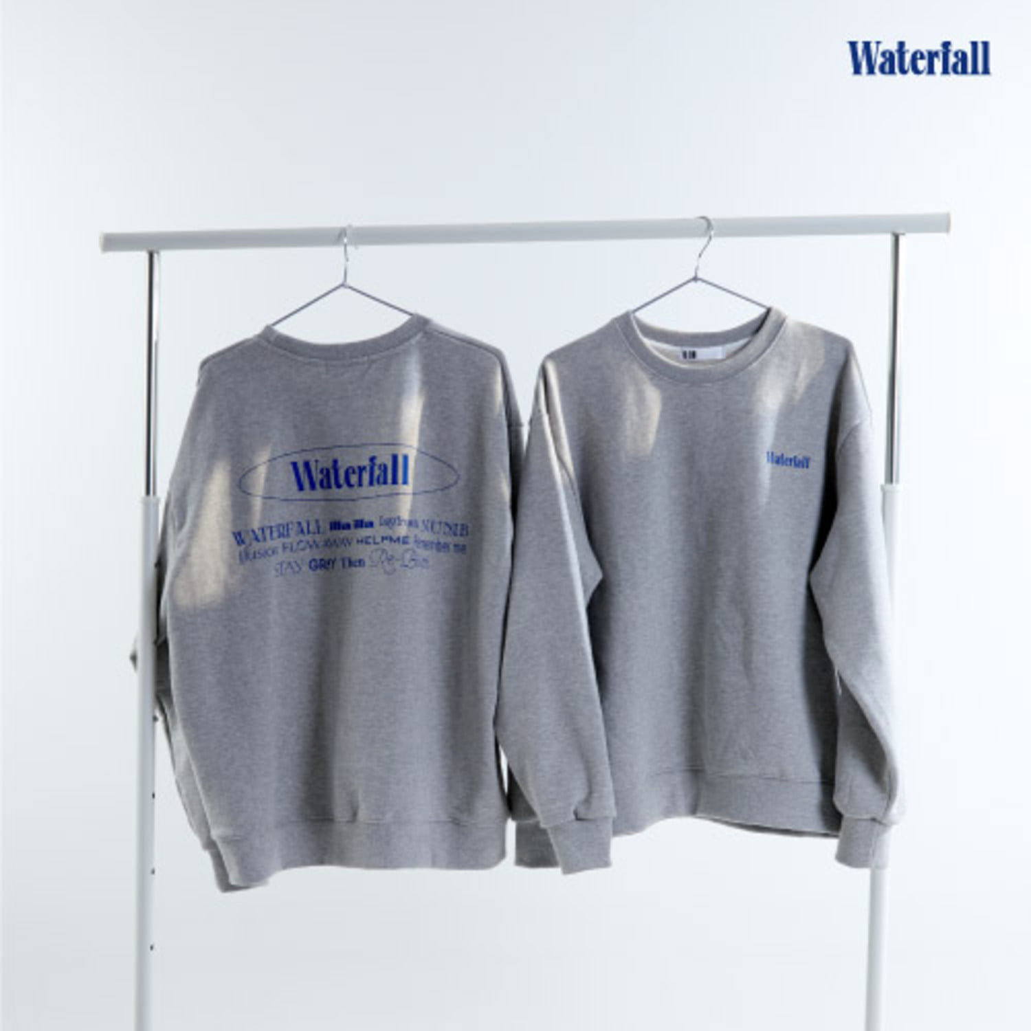 B.I [Waterfall] OFFICIAL MD - 맨투맨 Sweat Shirts