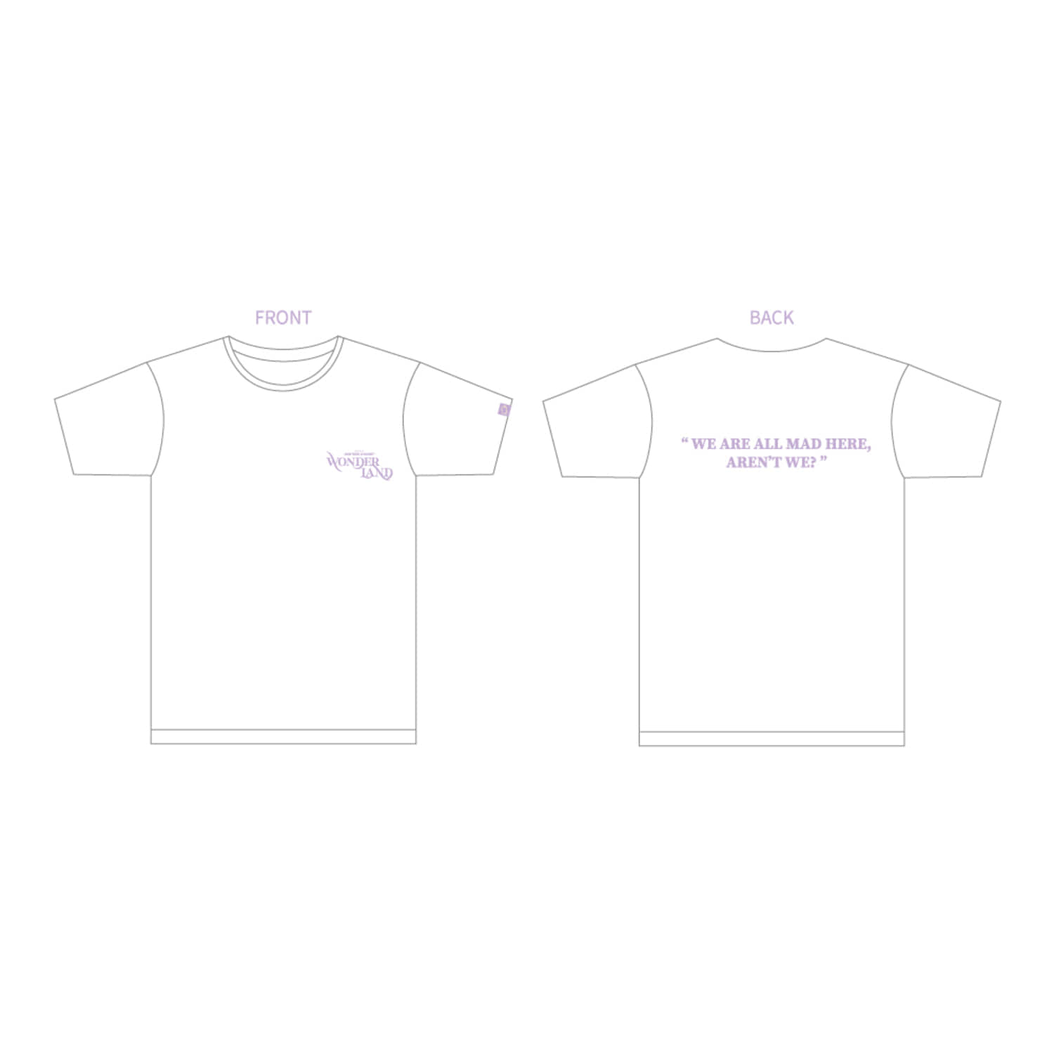 우주소녀(WJSN) [WONDER LAND] 2022 WJSN CONCERT Official MD - 티셔츠 T-SHIRT