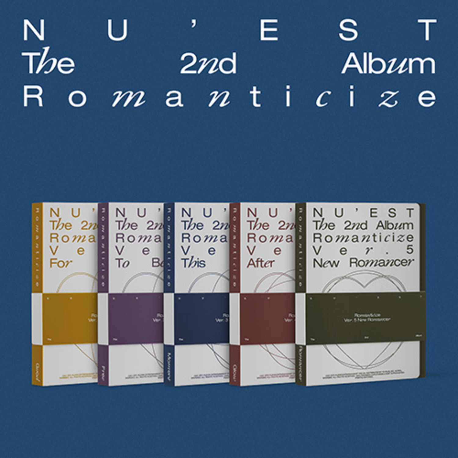 [세트] 뉴이스트 (NU’EST) - The 2nd Album [Romanticize]