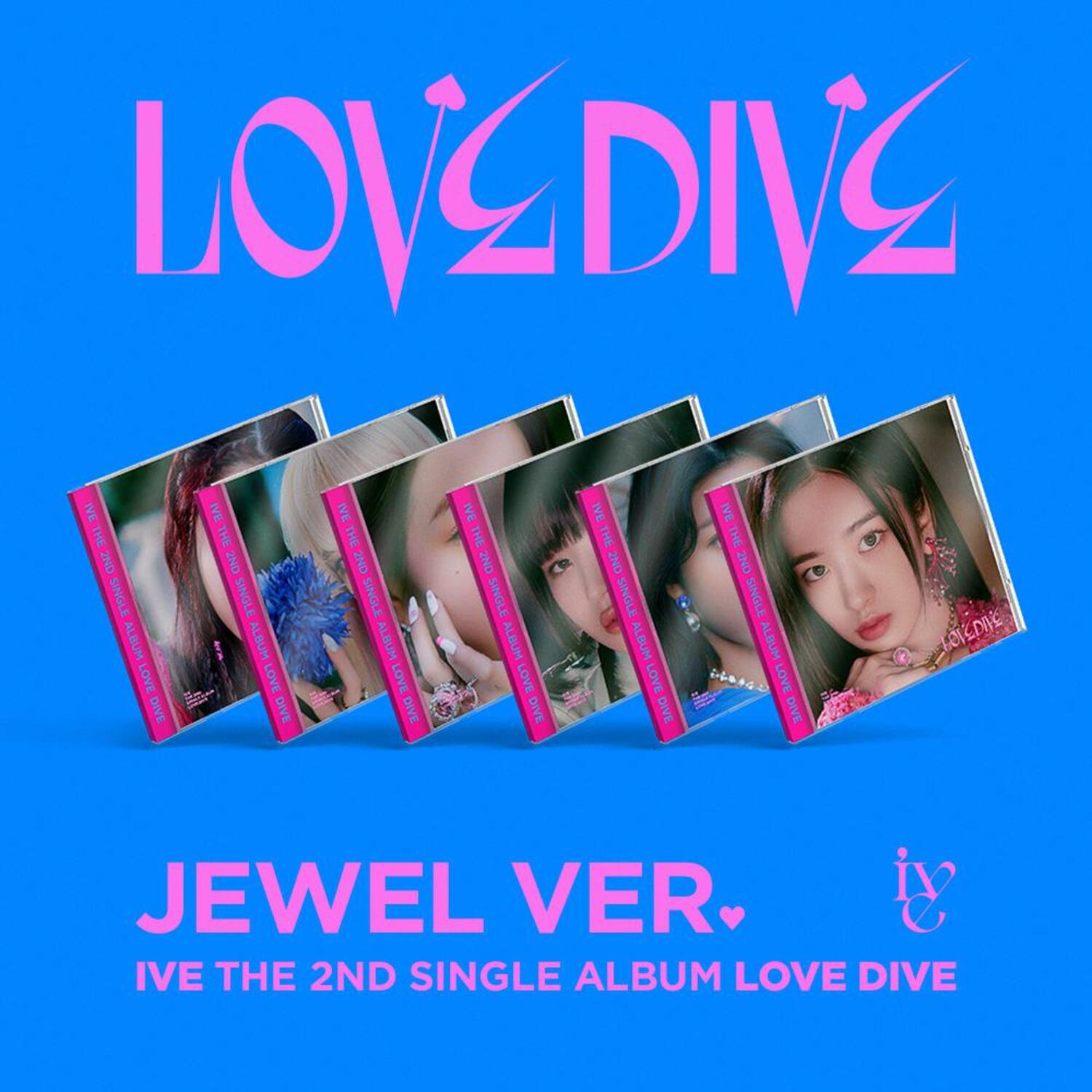 아이브 (IVE) - 싱글 2집 [LOVE DIVE] (Jewel Ver.) (6종 중 1종 랜덤)