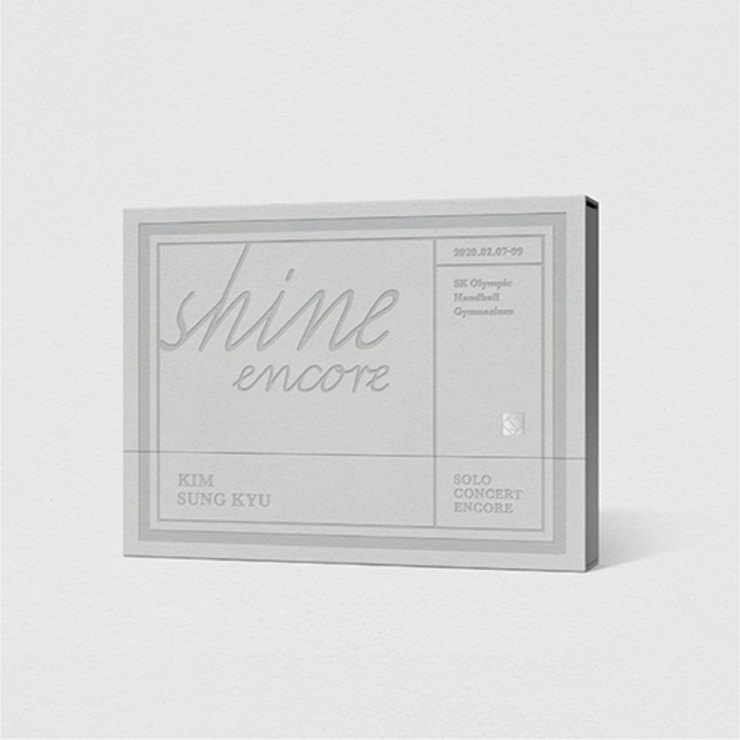 김성규 (KIM SUNG KYU) - SOLO CONCERT [SHINE ENCORE] DVD