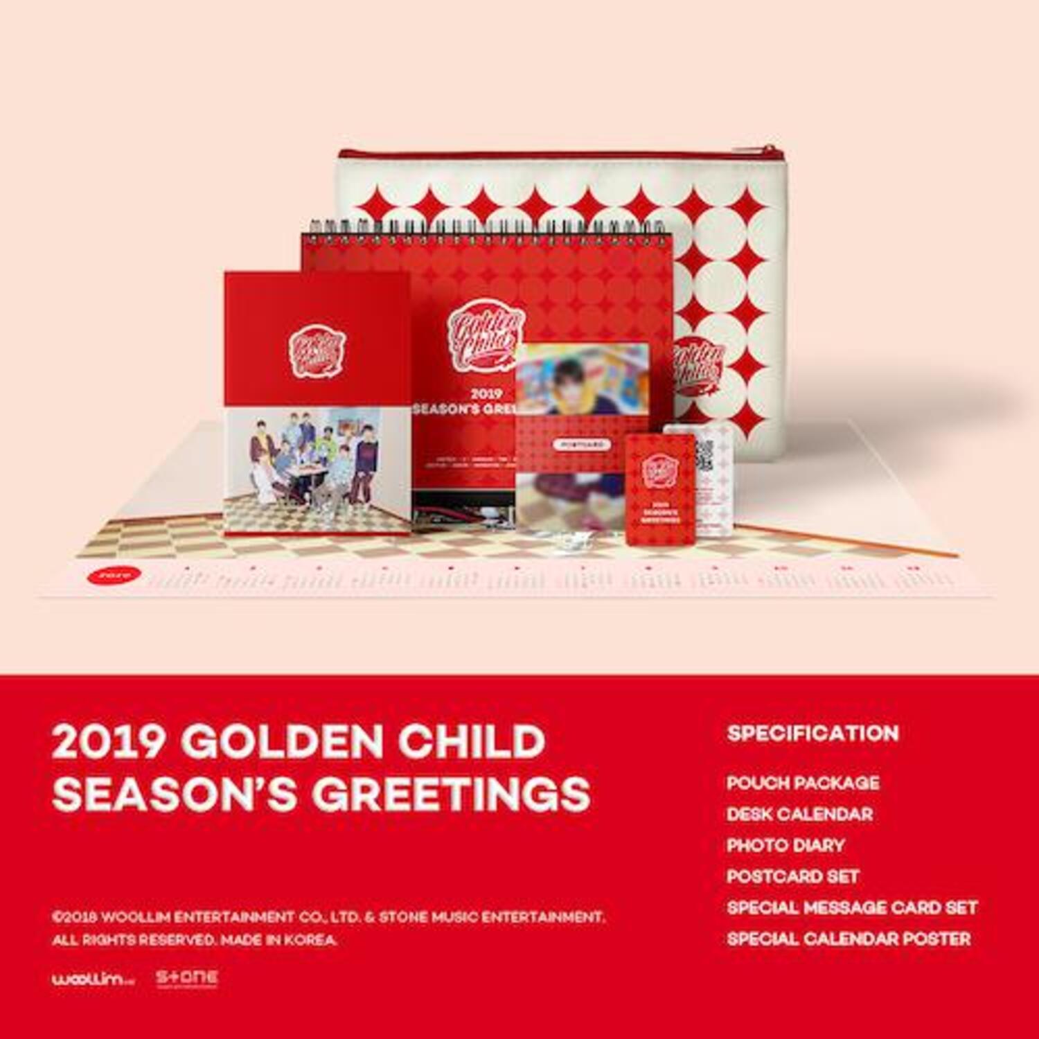 골든차일드 (GOLDEN CHILD) - [2019 시즌그리팅] (2019 GOLDEN CHILD SEASON&#039;S GREETINGS)