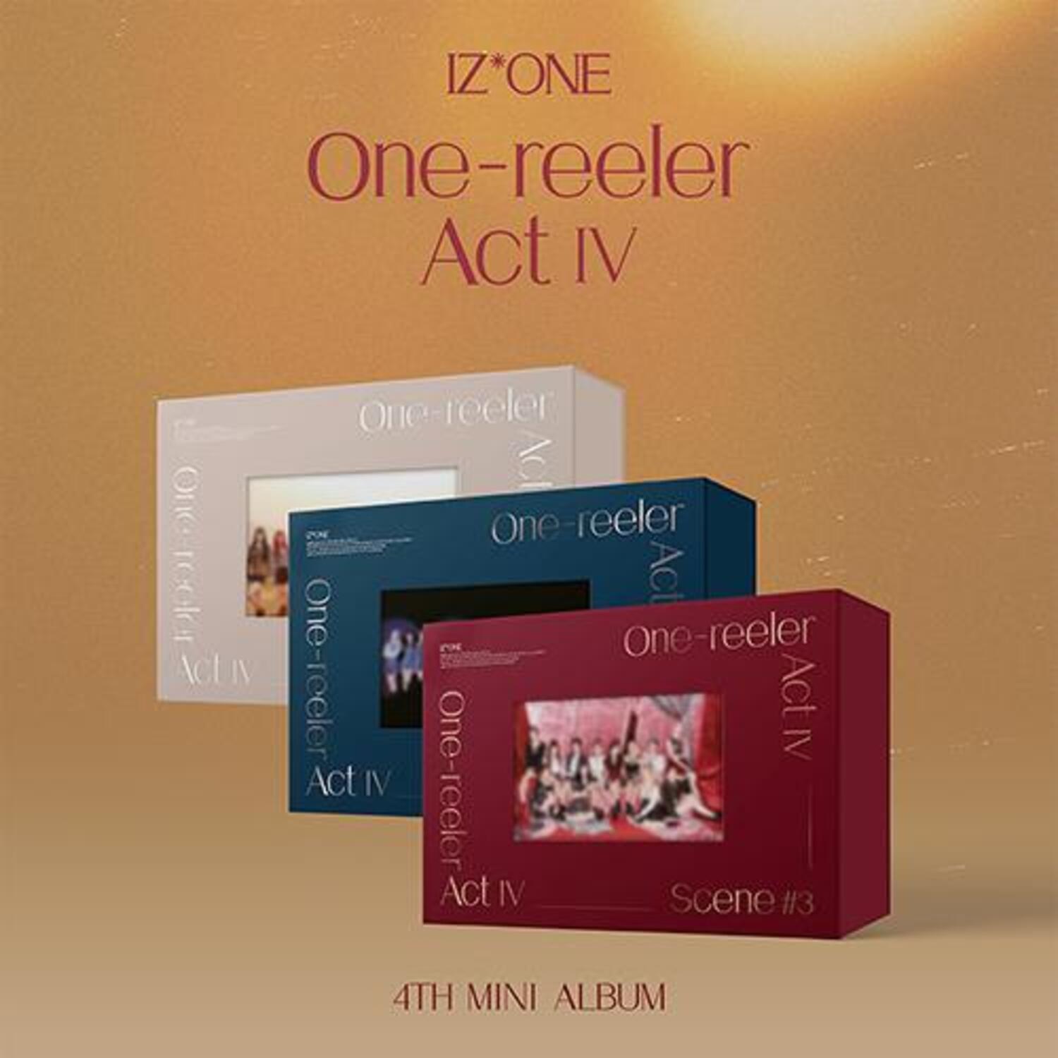 [세트] IZ*ONE (아이즈원) - 미니 4집 [One-reeler / Act Ⅳ] (Scene #1 + #2 + #3 ver.)