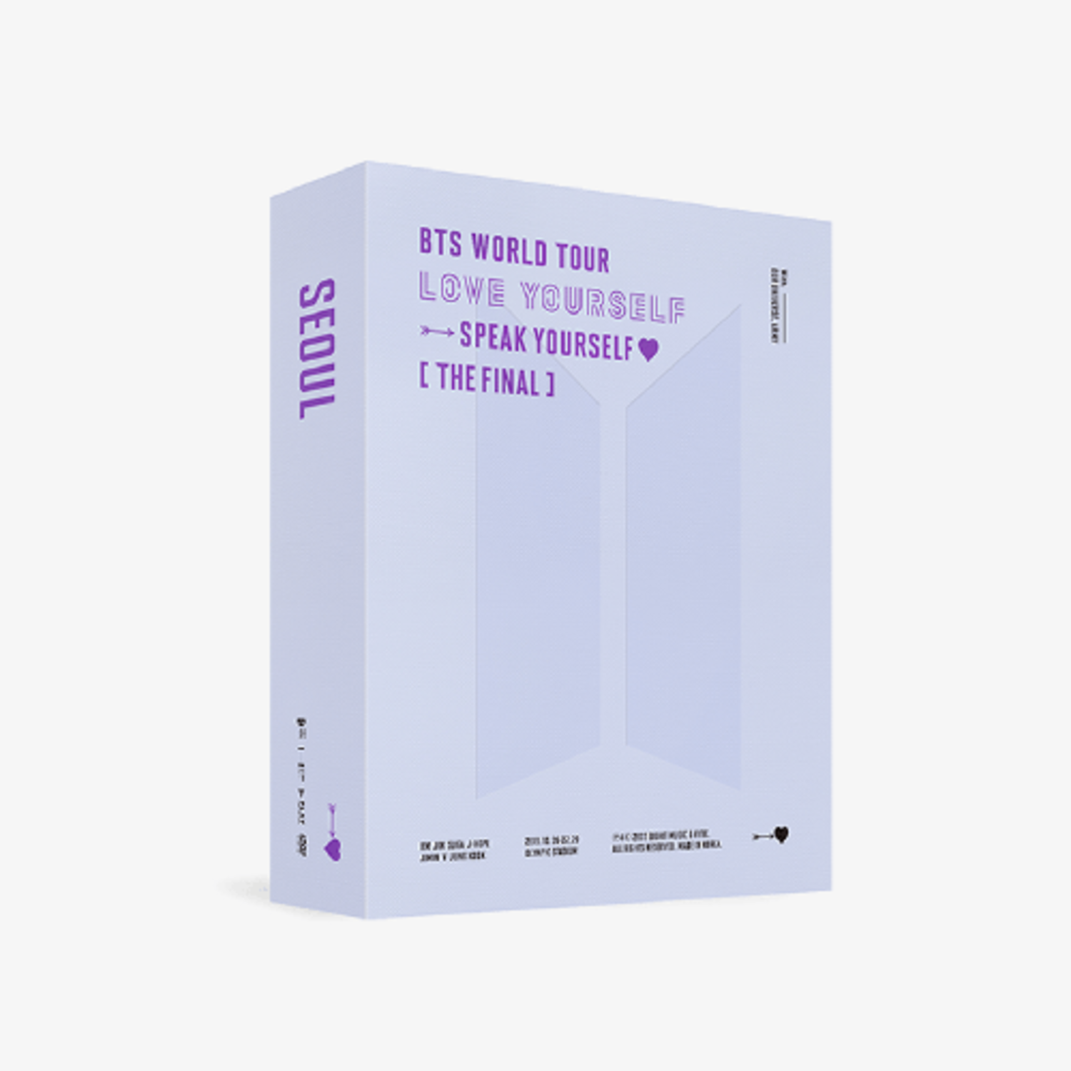 방탄소년단(BTS) - BTS WORLD TOUR [LOVE YOURSELF : SPEAK YOURSELF] (THE FINAL) (DVD) (초도특전 포스트카드(단체 1종) 1:1 증정)