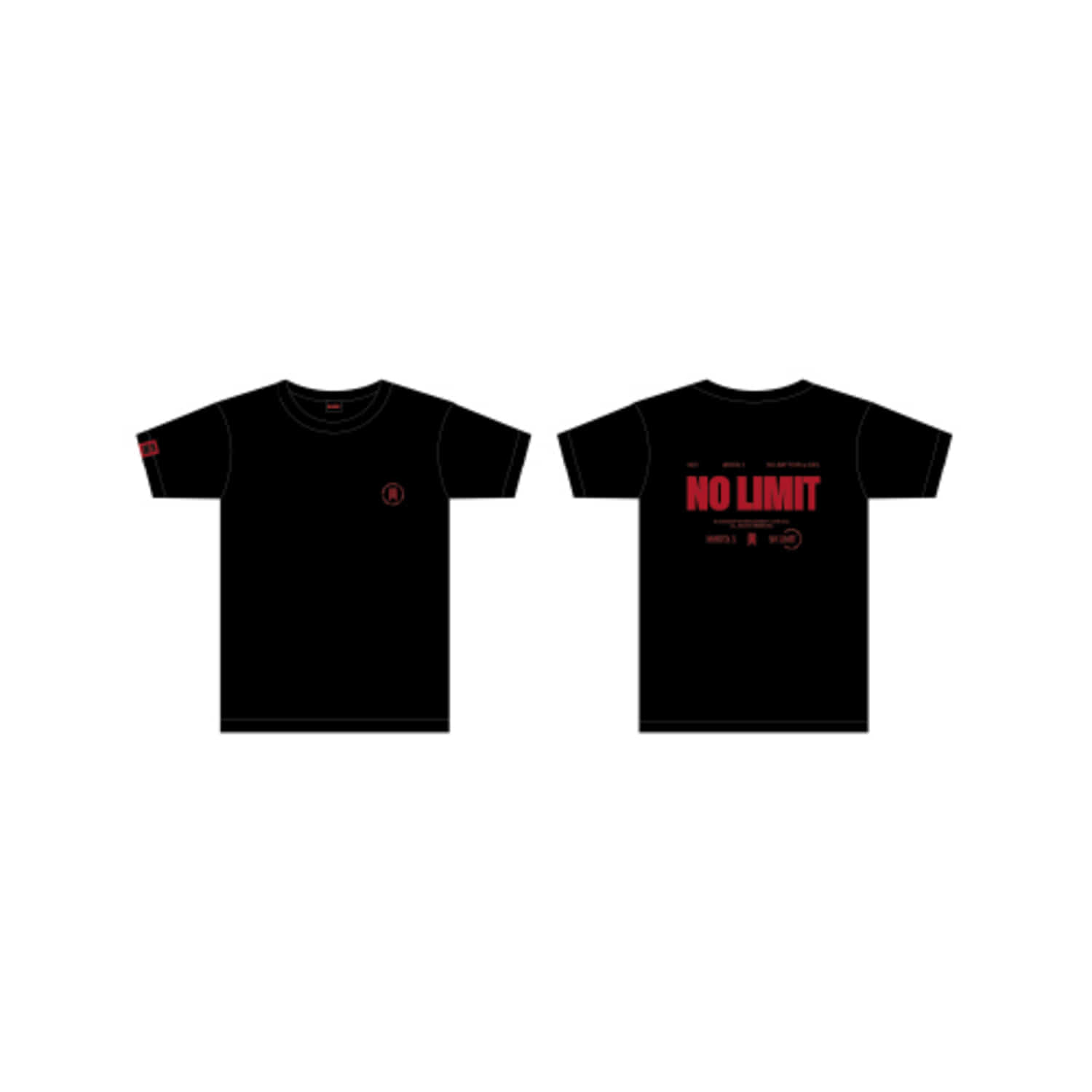 몬스타엑스(MONSTA X) [NO LIMIT TOUR in SEOUL] OFFICIAL MD - 티셔츠 T-SHIRT
