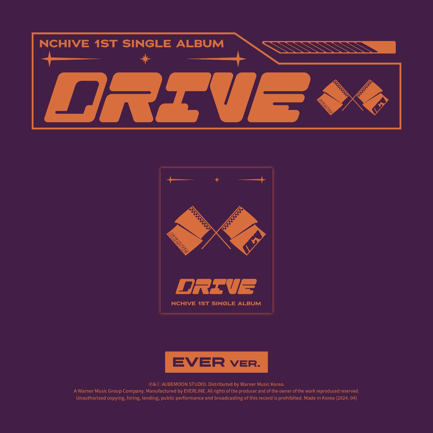 엔카이브(NCHIVE) – 1st Single Album [Drive] (EVER MUSIC ALBUM Ver.)