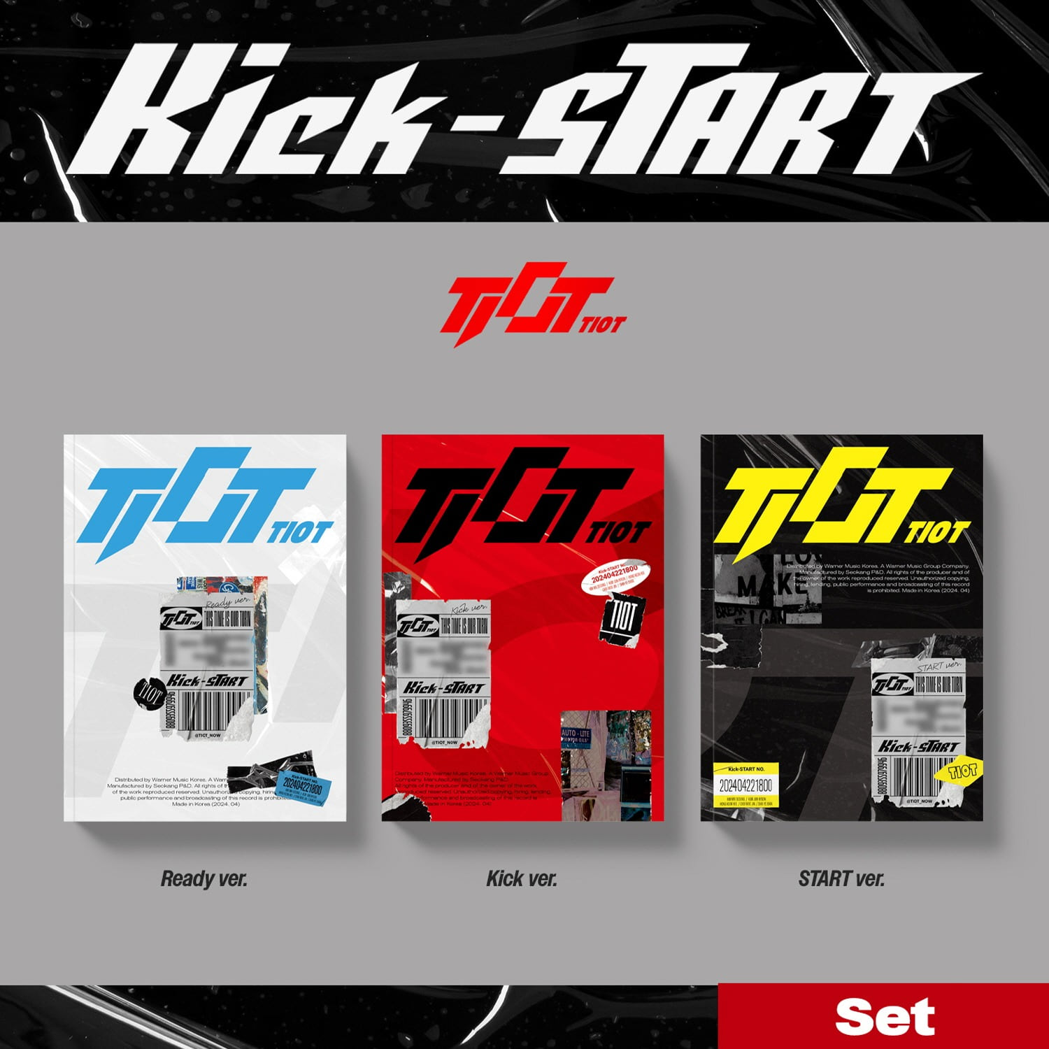 TIOT(티아이오티) – [Kick-START] (Photobook Ver.) (세트)
