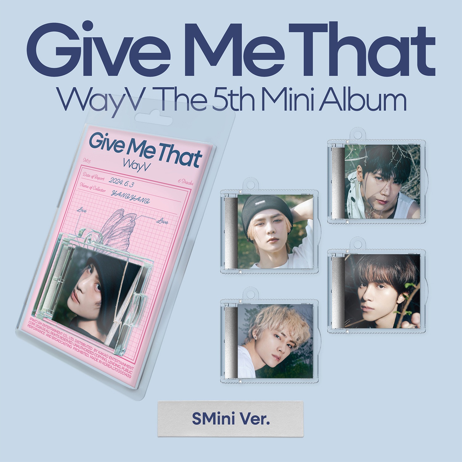 웨이션브이 (WayV) - 미니 5집 [Give Me That] (SMini Ver.)(스마트앨범) (랜덤)